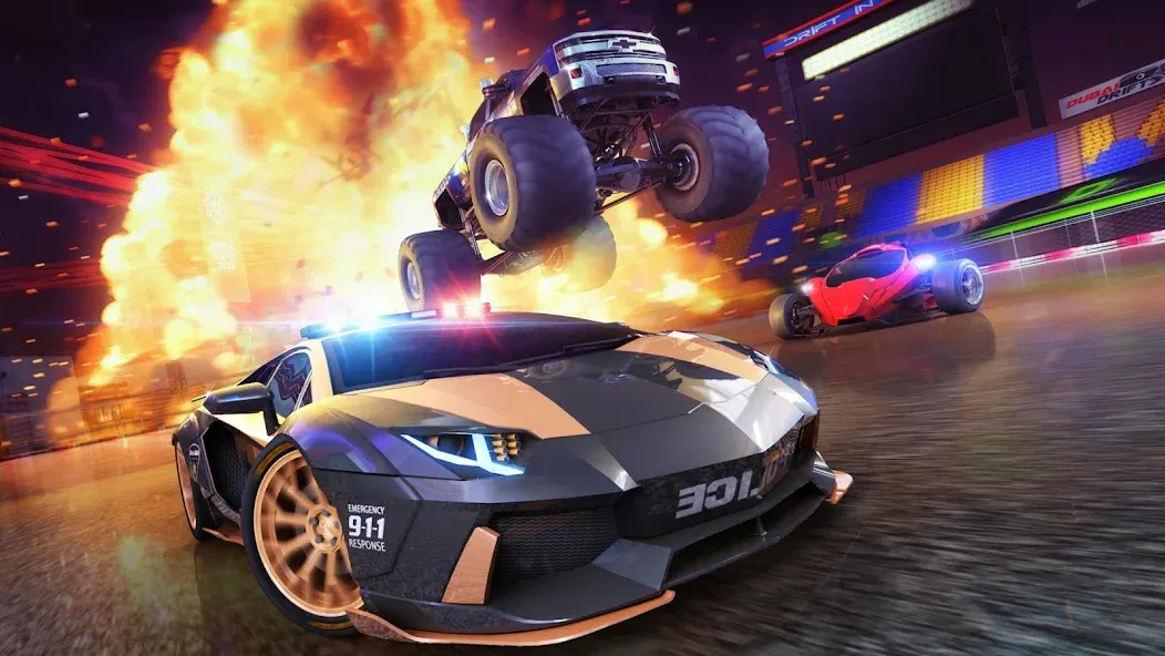Скачать взлом Dubai Drift 2 — Безлимитные деньги и все машины — скриншот 3