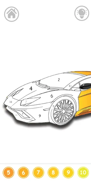 Cars Color By Number бесплатно на Андроид — мод: Все раскраски разблокированы — скриншот 2 Cars Color By Number бесплатно на Андроид — мод: Все раскраски разблокированы — скриншот 2