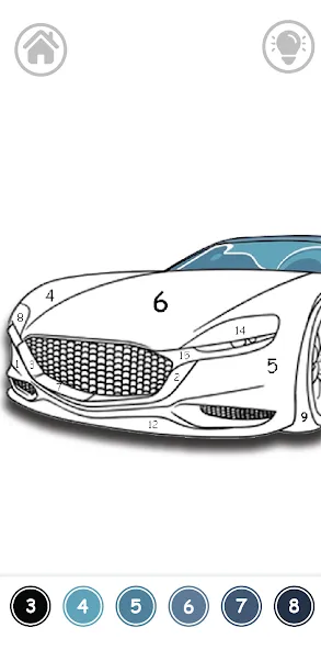 Cars Color By Number бесплатно на Андроид — мод: Все раскраски разблокированы — скриншот 4 Cars Color By Number бесплатно на Андроид — мод: Все раскраски разблокированы — скриншот 4