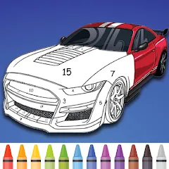 Cars Color By Number бесплатно на Андроид — мод: Все раскраски разблокированы