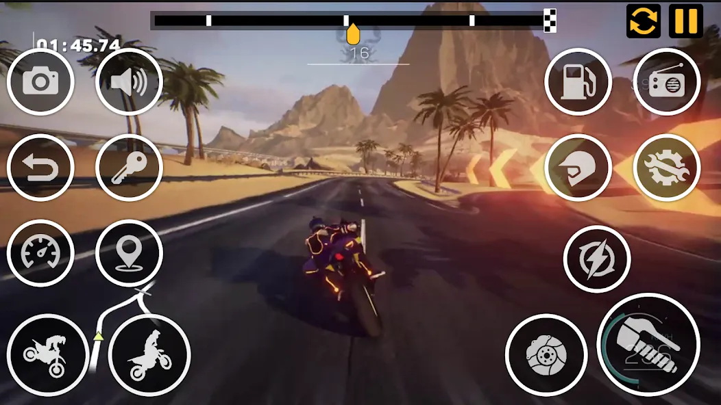 Мод Bike Race Master: Bike Racing — Безлимитные деньги и все мотоциклы, скачать APK — скриншот 4