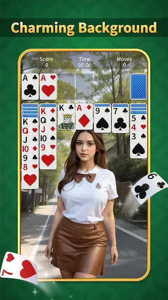 Скачать Solitaire Classic:Card Game мод — Безлимитные подсказки и отмена ходов — скриншот 3