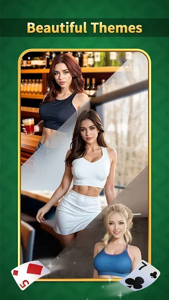 Скачать Solitaire Classic:Card Game мод — Безлимитные подсказки и отмена ходов — скриншот 4