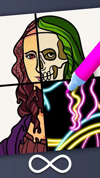 Drawing Carnival взлом на Андроид — Безлимитные монеты и все рисунки открыты — скриншот 4