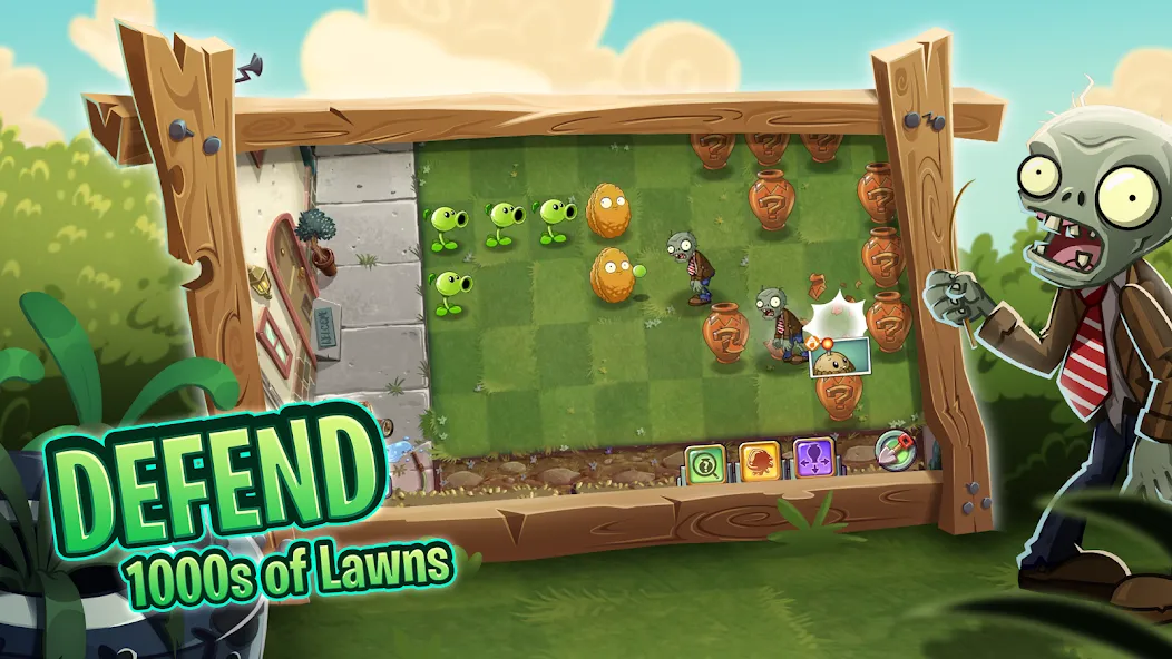 Скачать мод Plants vs. Zombies™ 2 — Безлимитные монеты и разблокированные растения — скриншот 3