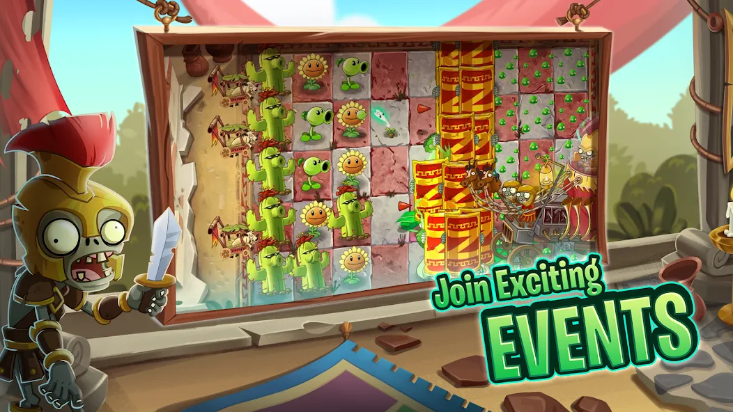 Plants vs Zombies™ 2 взлом APK — Безлимитные монеты и премиум растения — скриншот 4