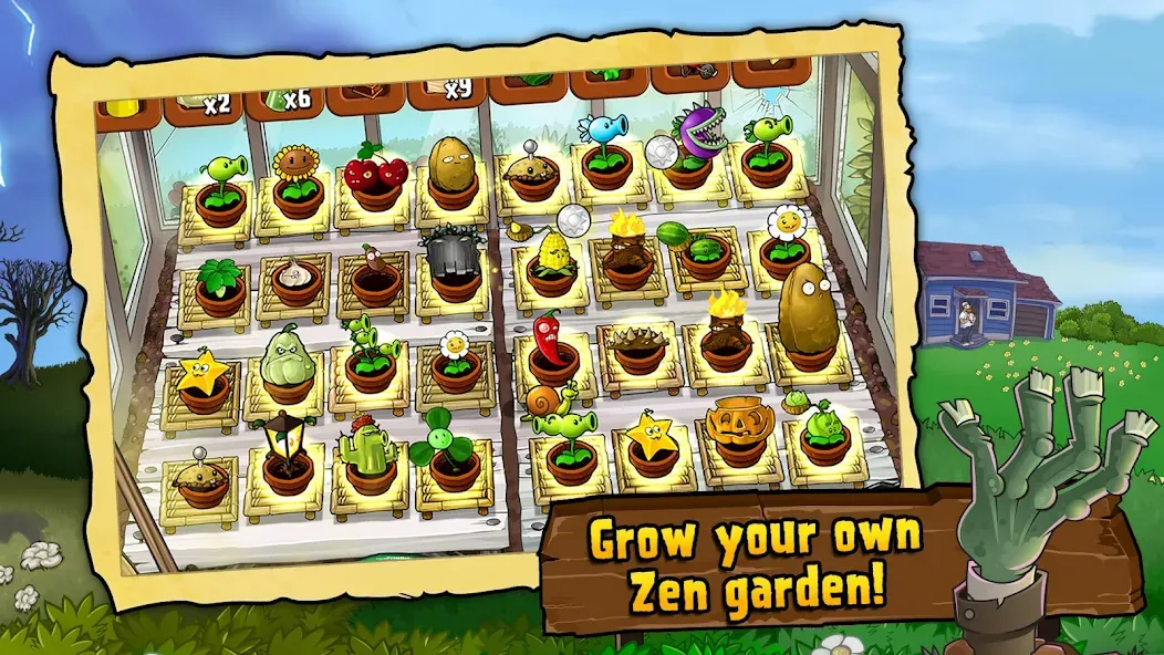 Plants vs. Zombies™ — скачать мод: Безлимитные солнца и открыты все растения — скриншот 2 Plants vs. Zombies™ — скачать мод: Безлимитные солнца и открыты все растения — скриншот 2