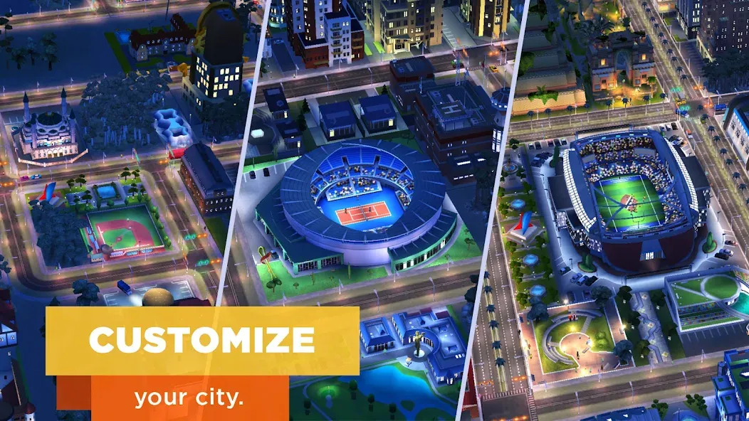 SimCity BuildIt на телефон — скачать мод: Безлимитные деньги и ресурсы — скриншот 1