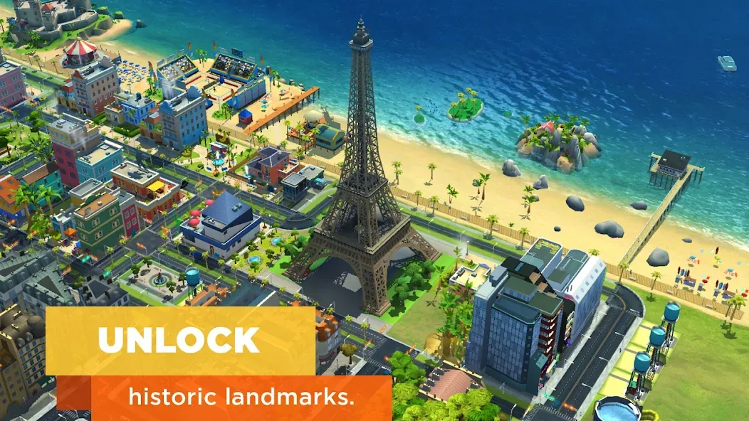 SimCity BuildIt на телефон — скачать мод: Безлимитные деньги и ресурсы — скриншот 2