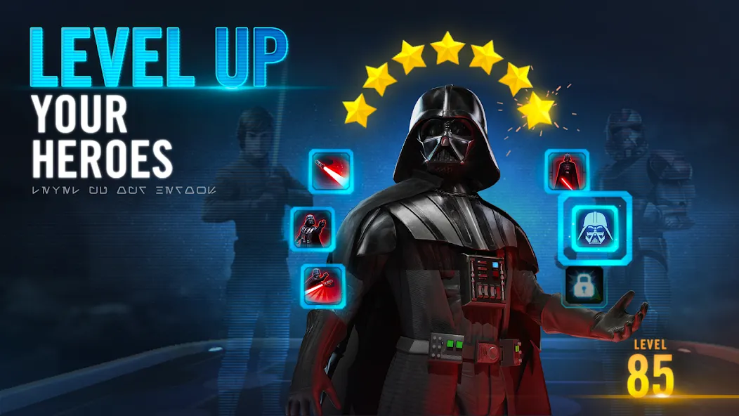 Мод Star Wars™: Galaxy of Heroes — Много кристаллов и энергии, скачать APK — скриншот 2 Мод Star Wars™: Galaxy of Heroes — Много кристаллов и энергии, скачать APK — скриншот 2