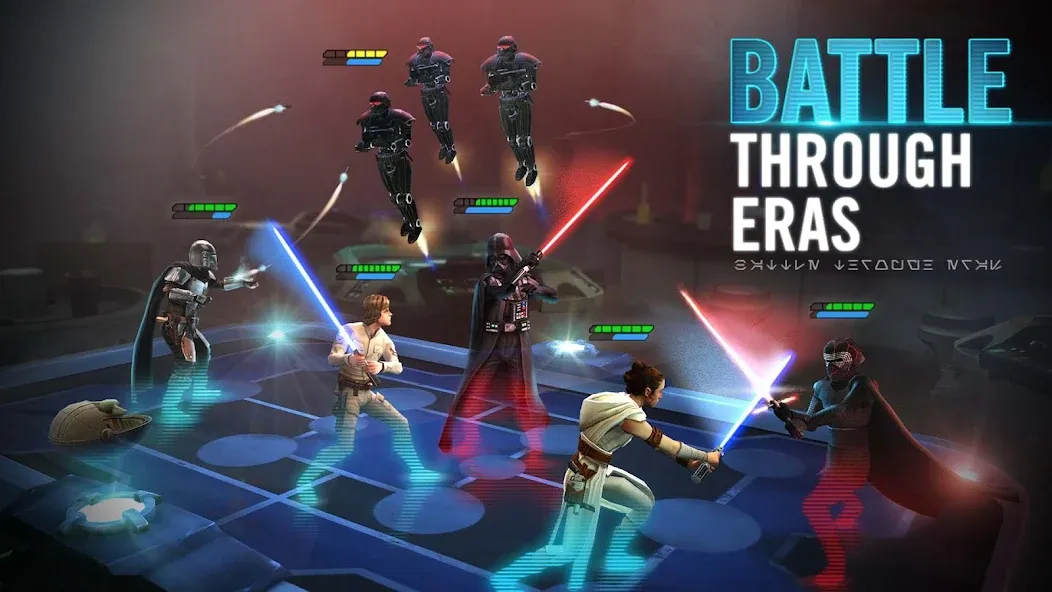 Мод Star Wars™: Galaxy of Heroes — Много кристаллов и энергии, скачать APK — скриншот 5 Мод Star Wars™: Galaxy of Heroes — Много кристаллов и энергии, скачать APK — скриншот 5