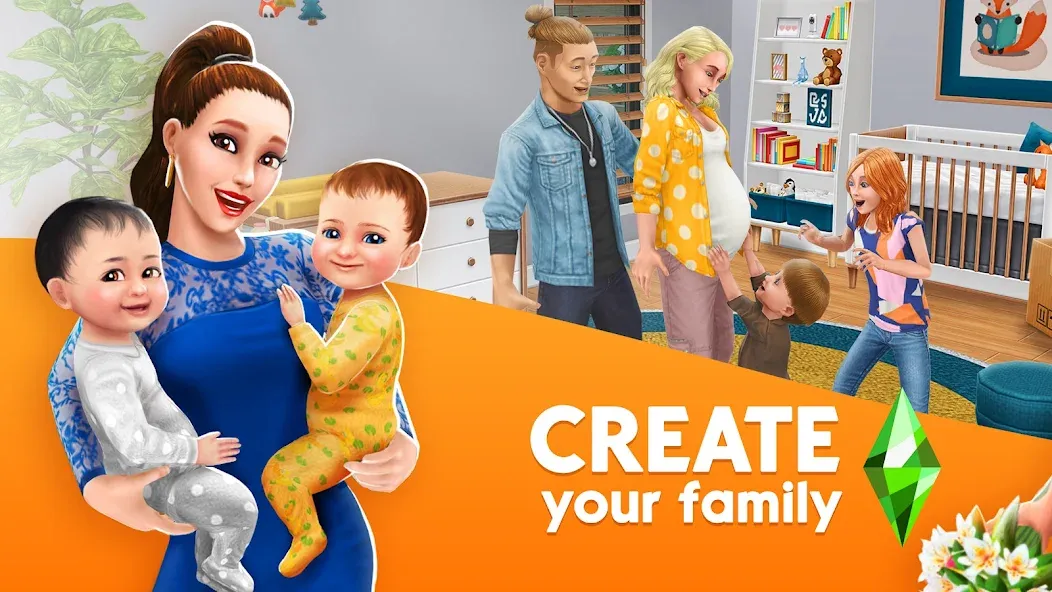The Sims™ FreePlay мод на Андроид: Безлимитные деньги и ресурсы — скриншот 1
