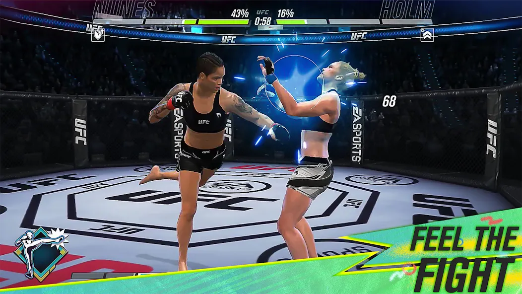 EA SPORTS™ UFC® Mobile 2 бесплатно на Андроид — мод: Безлимитные деньги и энергия — скриншот 3