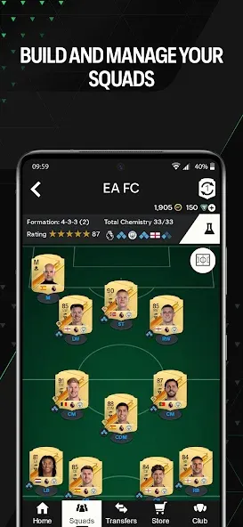EA SPORTS FC™ 24 Companion (Мод: Неограниченные монеты и быстрый прогресс) — скачать на Андроид — скриншот 3