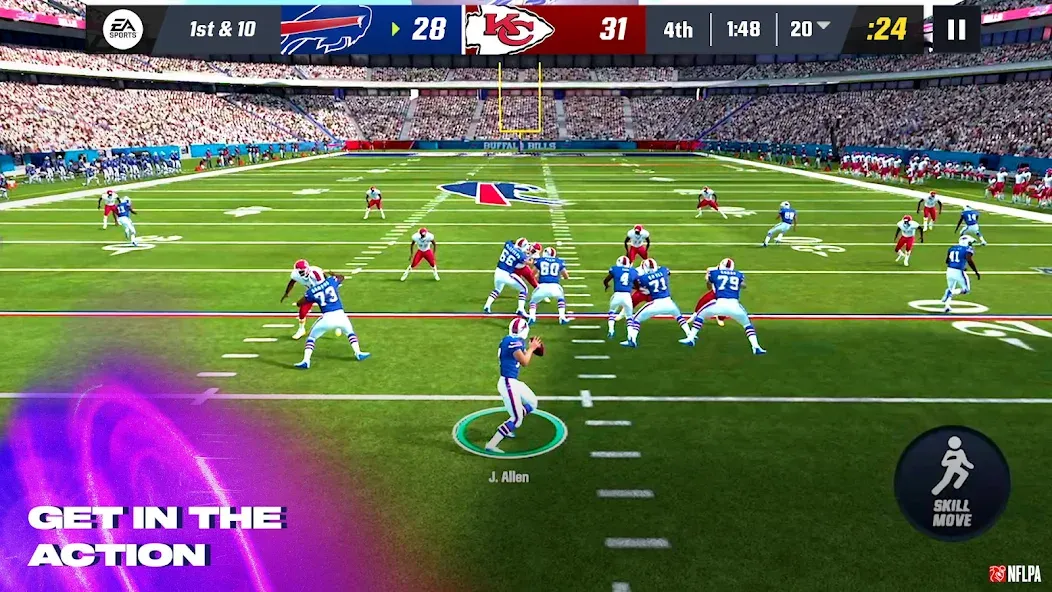 Madden NFL 24 Mobile Football — скачать мод: Безлимитные деньги и энергия — скриншот 1 Madden NFL 24 Mobile Football — скачать мод: Безлимитные деньги и энергия — скриншот 1