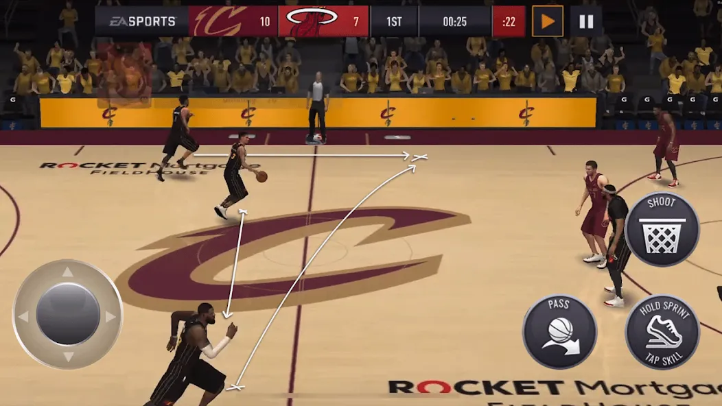 Скачать NBA LIVE Mobile Basketball на Андроид с модом — Безлимитные деньги и усиленные игроки — скриншот 2 Скачать NBA LIVE Mobile Basketball на Андроид с модом — Безлимитные деньги и усиленные игроки — скриншот 2