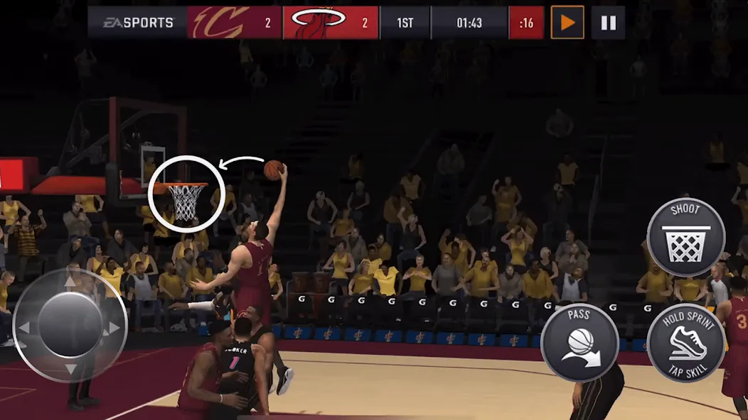 Скачать NBA LIVE Mobile Basketball на Андроид с модом — Безлимитные деньги и усиленные игроки — скриншот 4 Скачать NBA LIVE Mobile Basketball на Андроид с модом — Безлимитные деньги и усиленные игроки — скриншот 4