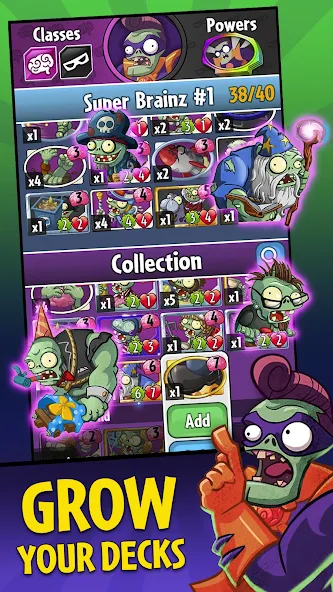 Скачать Plants vs. Zombies™ Heroes бесплатно — Безлимитные деньги и все герои — скриншот 2