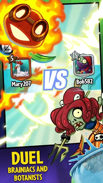 Скачать Plants vs. Zombies™ Heroes бесплатно — Безлимитные деньги и все герои — скриншот 3