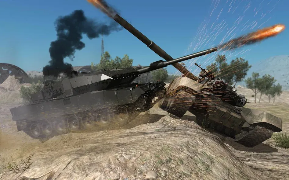 Скачать Real Tank Battle : War Machine — Безлимитные деньги и мощные танки — скриншот 1