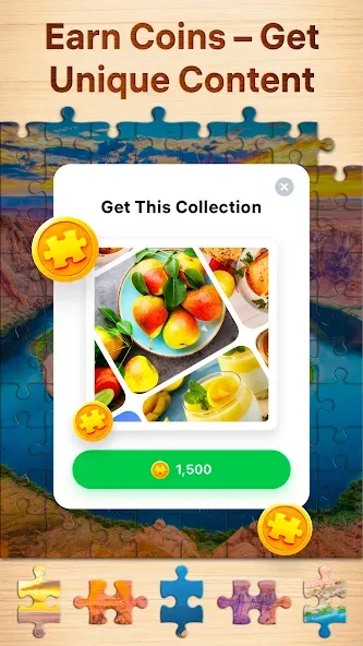 Мод Jigsaw Puzzles - Puzzle Games — Без рекламы и все пазлы открыты, скачать APK — скриншот 5 Мод Jigsaw Puzzles - Puzzle Games — Без рекламы и все пазлы открыты, скачать APK — скриншот 5