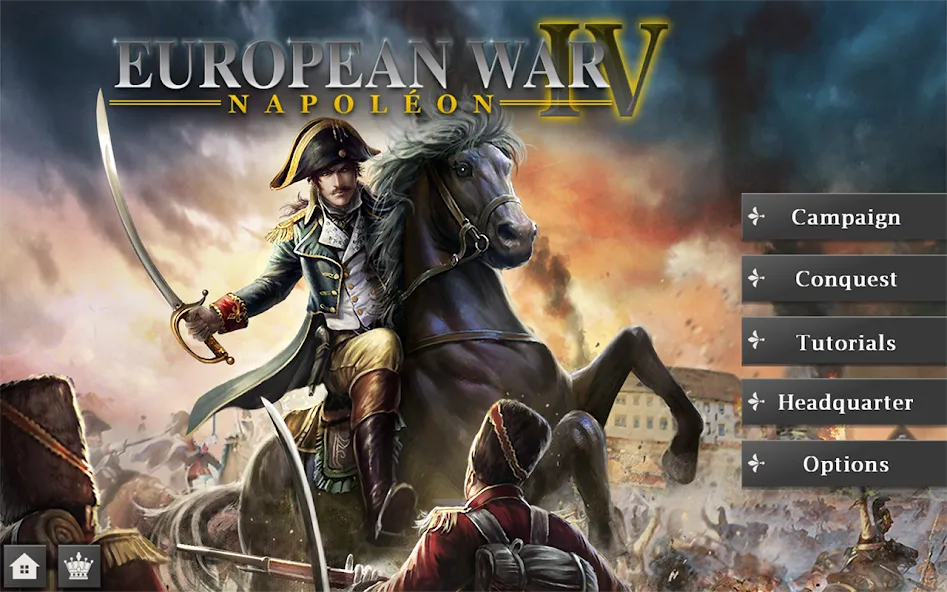 Мод European War 4 : Napoleon — Безлимитные деньги и все генералы, скачать APK — скриншот 1 Мод European War 4 : Napoleon — Безлимитные деньги и все генералы, скачать APK — скриншот 1