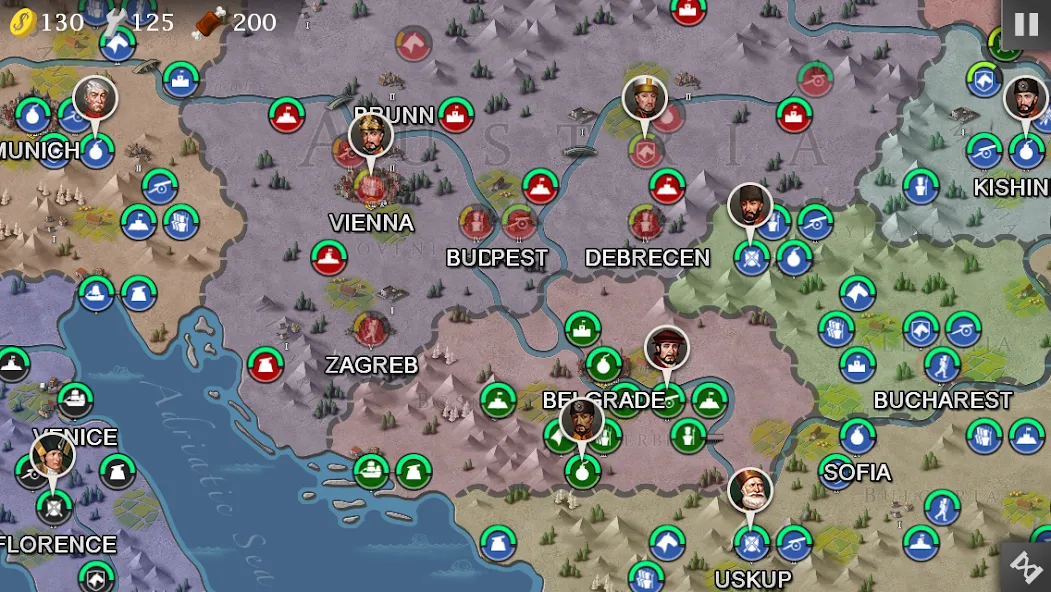 Мод European War 4 : Napoleon — Безлимитные деньги и все генералы, скачать APK — скриншот 5 Мод European War 4 : Napoleon — Безлимитные деньги и все генералы, скачать APK — скриншот 5