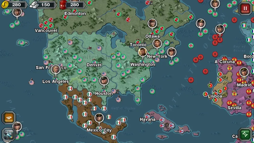 World Conqueror 3-WW2 Strategy взлом APK — Безлимитные деньги и войска — скриншот 2