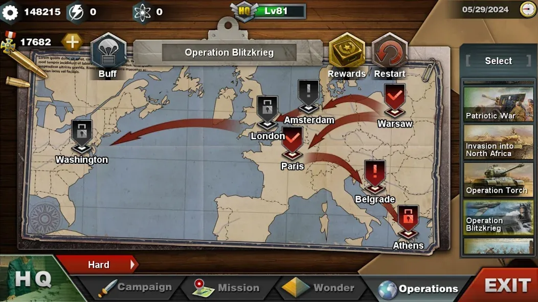 World Conqueror 3-WW2 Strategy взлом APK — Безлимитные деньги и войска — скриншот 4