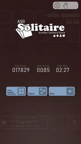 Скачать Solitaire - ASG последней версии — Без рекламы и безлимитные подсказки — скриншот 1 Скачать Solitaire - ASG последней версии — Без рекламы и безлимитные подсказки — скриншот 1
