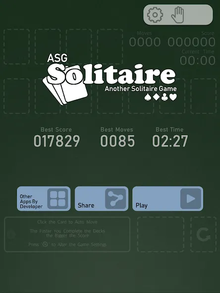 Скачать Solitaire - ASG последней версии — Без рекламы и безлимитные подсказки — скриншот 4 Скачать Solitaire - ASG последней версии — Без рекламы и безлимитные подсказки — скриншот 4
