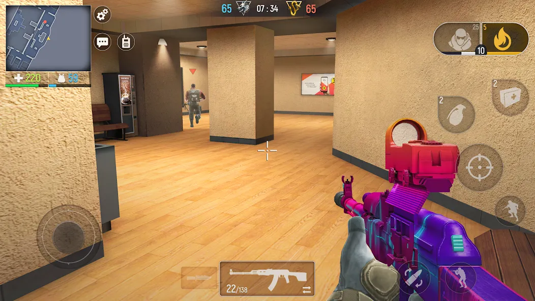 Скачать мод Modern Ops: Gun Shooting Games — Безлимитные патроны и мощное оружие — скриншот 1 Скачать мод Modern Ops: Gun Shooting Games — Безлимитные патроны и мощное оружие — скриншот 1