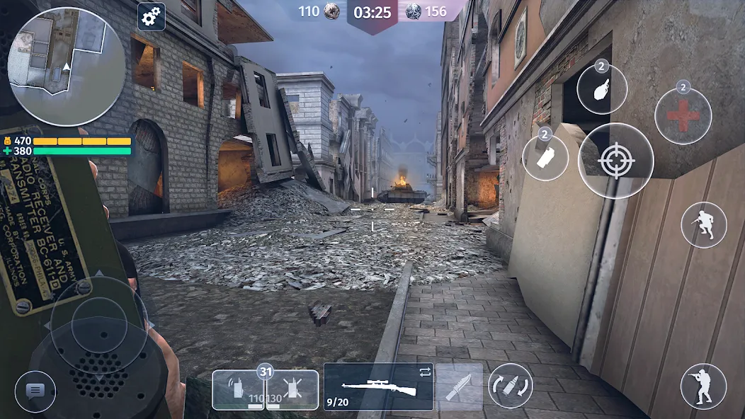 Скачать взлом World War 2: Shooting Games — Безлимитные патроны и все оружие — скриншот 2 Скачать взлом World War 2: Shooting Games — Безлимитные патроны и все оружие — скриншот 2