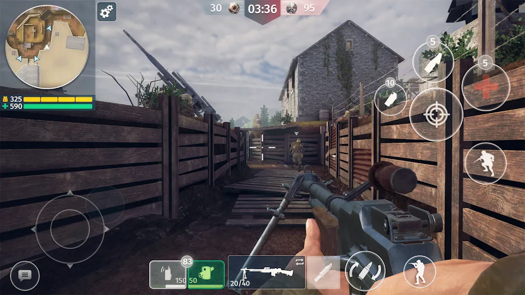 Скачать взлом World War 2: Shooting Games — Безлимитные патроны и все оружие — скриншот 5 Скачать взлом World War 2: Shooting Games — Безлимитные патроны и все оружие — скриншот 5