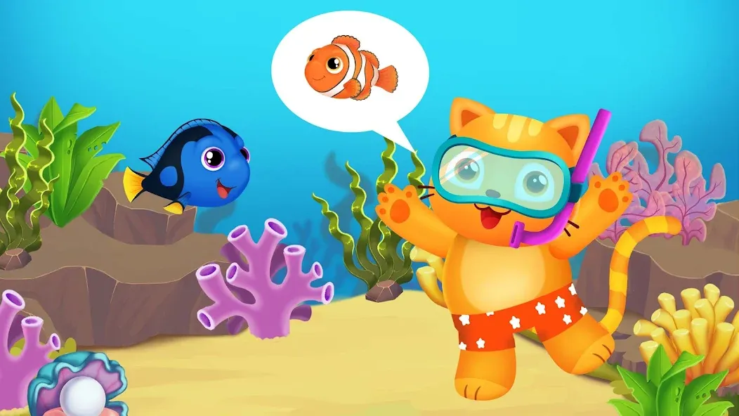 Скачать взлом Baby Aquarium - Fish game — Без рекламы и все рыбки открыты — скриншот 3 Скачать взлом Baby Aquarium - Fish game — Без рекламы и все рыбки открыты — скриншот 3
