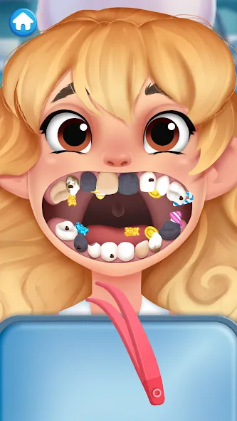 Мод Dentist games — Без рекламы и все уровни открыты, скачать APK — скриншот 3