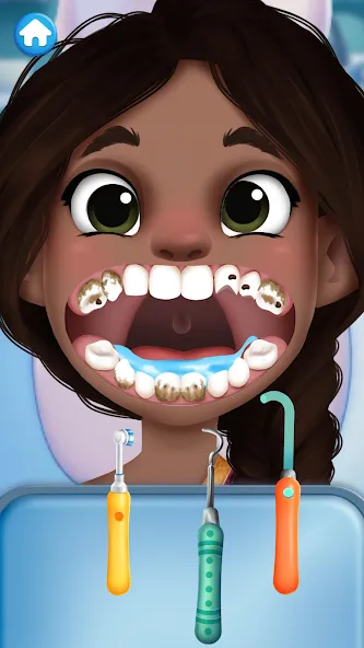 Мод Dentist games — Без рекламы и все уровни открыты, скачать APK — скриншот 5