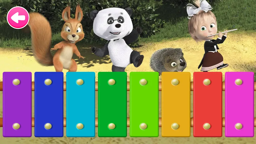 Masha and the Bear Educational — скачать мод: Все обучающие задания открыты — скриншот 2