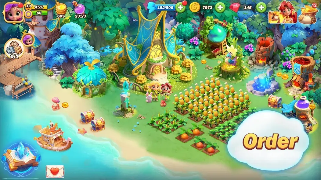 Pixie Island - Farming Game MOD APK: Безлимитные монеты и ресурсы — скриншот 5 Pixie Island - Farming Game MOD APK: Безлимитные монеты и ресурсы — скриншот 5