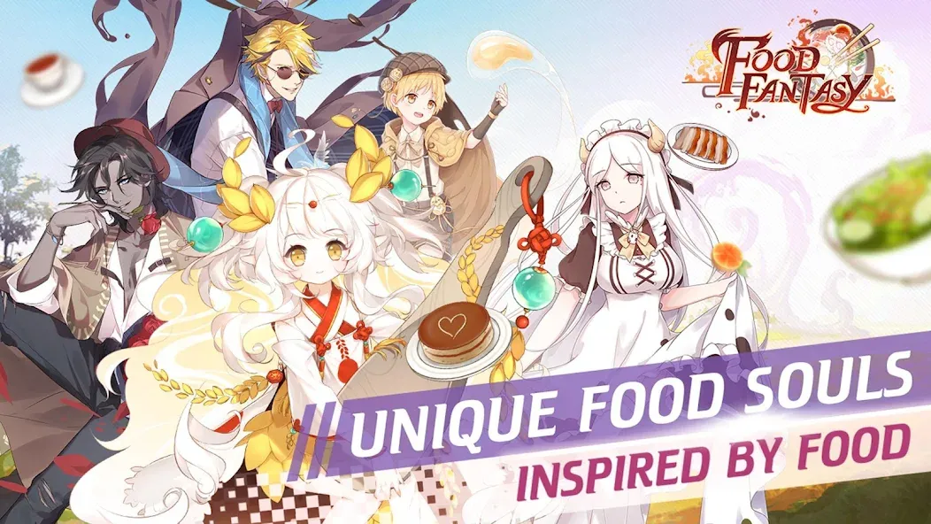 Скачать взлом Food Fantasy — Безлимитные деньги и алмазы — скриншот 1