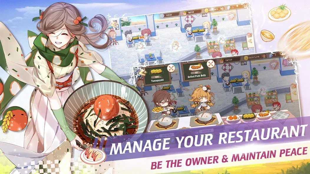 Скачать взлом Food Fantasy — Безлимитные деньги и алмазы — скриншот 3