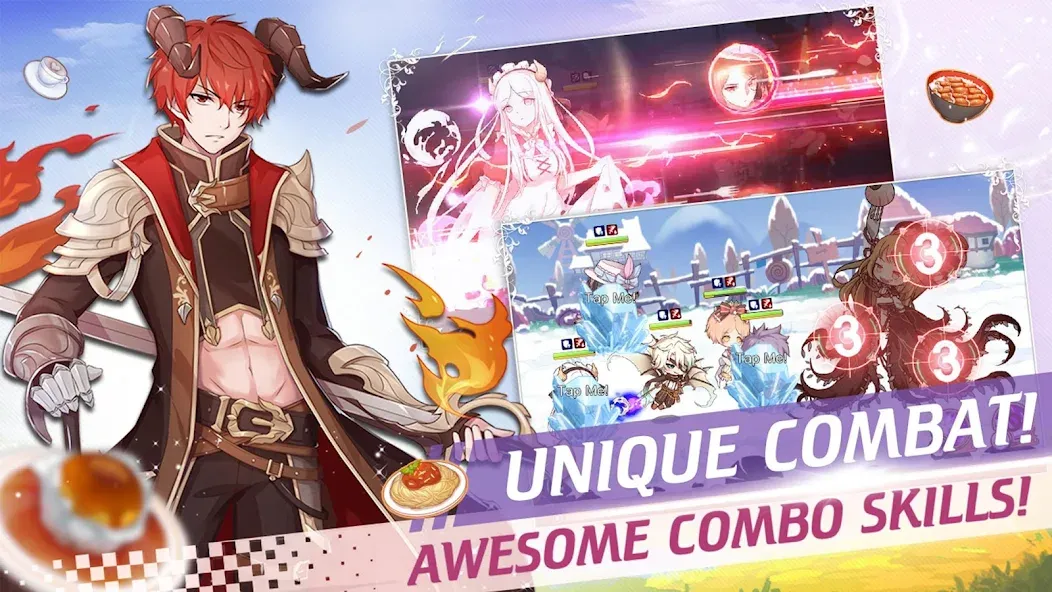 Скачать взлом Food Fantasy — Безлимитные деньги и алмазы — скриншот 4