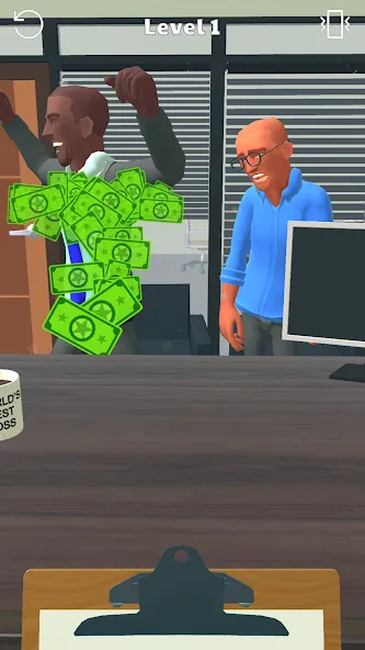 Скачать Boss Life 3D: Office Adventure — Безлимитные деньги и все уровни — скриншот 2 Скачать Boss Life 3D: Office Adventure — Безлимитные деньги и все уровни — скриншот 2