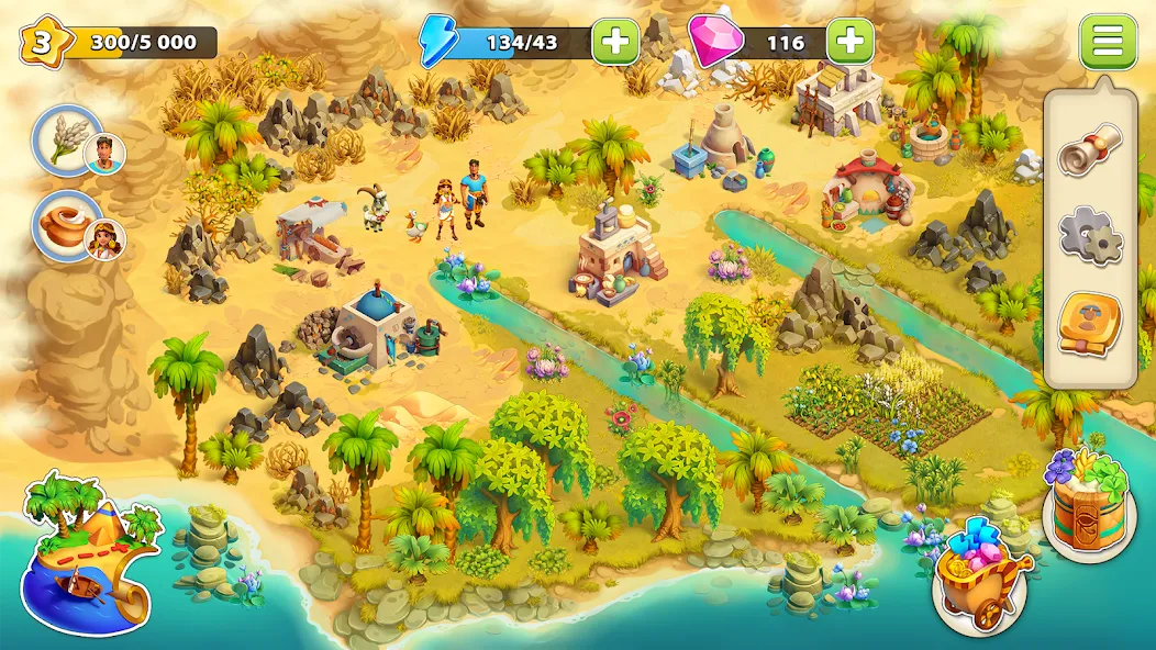 Скачать взлом Nile Valley: Farm Adventure — Безлимитные деньги и ресурсы — скриншот 1 Скачать взлом Nile Valley: Farm Adventure — Безлимитные деньги и ресурсы — скриншот 1