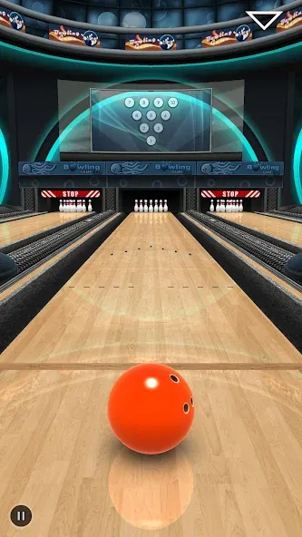 Скачать взлом Bowling Game 3D — Безлимитные монеты и все шары открыты — скриншот 1