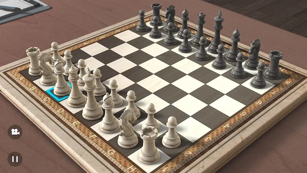 Real Chess 3D (Мод: Шахматные фигуры и доски разблокированы) — скачать на Андроид — скриншот 4 Real Chess 3D (Мод: Шахматные фигуры и доски разблокированы) — скачать на Андроид — скриншот 4