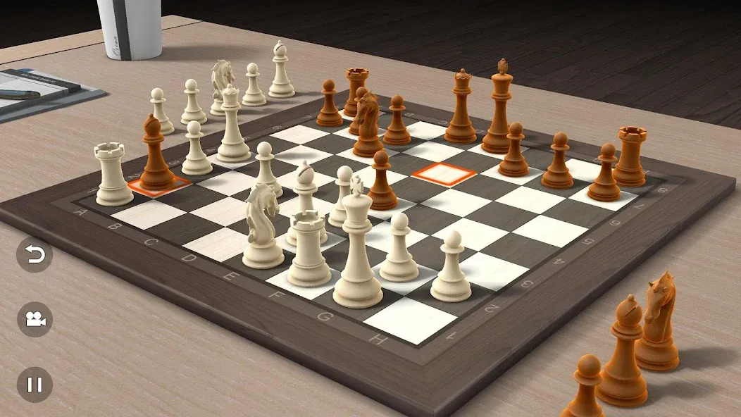 Real Chess 3D (Мод: Шахматные фигуры и доски разблокированы) — скачать на Андроид — скриншот 5 Real Chess 3D (Мод: Шахматные фигуры и доски разблокированы) — скачать на Андроид — скриншот 5