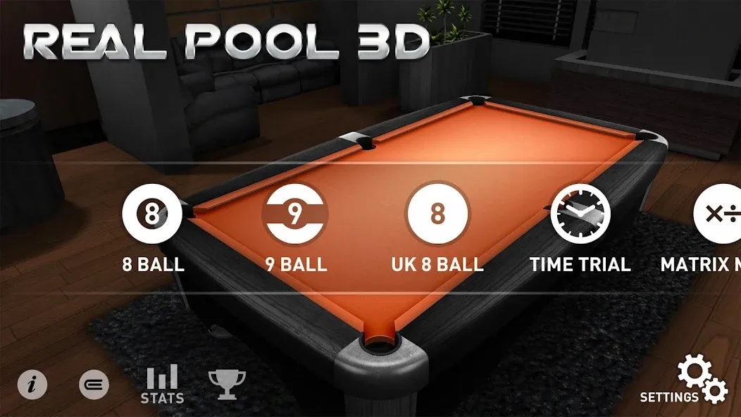 Скачать мод Real Pool 3D — Безлимитные деньги и всё открыто — скриншот 4 Скачать мод Real Pool 3D — Безлимитные деньги и всё открыто — скриншот 4