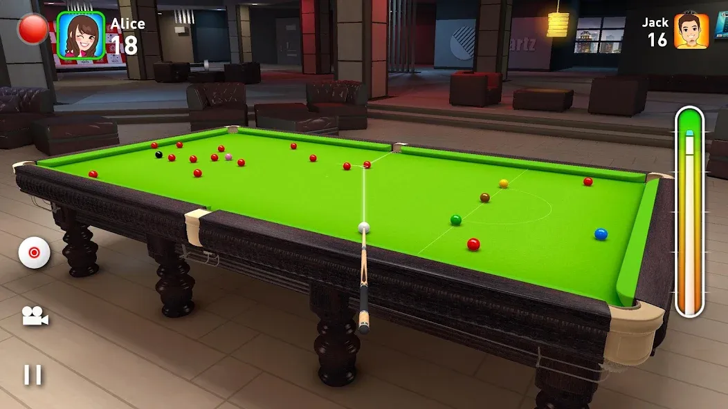Real Snooker 3D взломанный APK — Без рекламы и разблокированы столы — скриншот 1