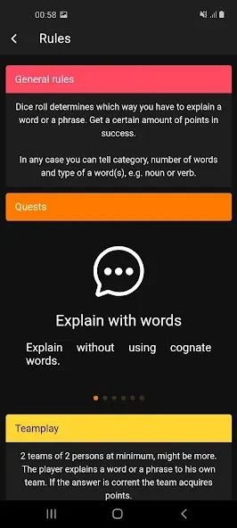 Ekivoki - Charades, Alias бесплатно на Андроид — мод: Открыты все слова и категории — скриншот 2 Ekivoki - Charades, Alias бесплатно на Андроид — мод: Открыты все слова и категории — скриншот 2